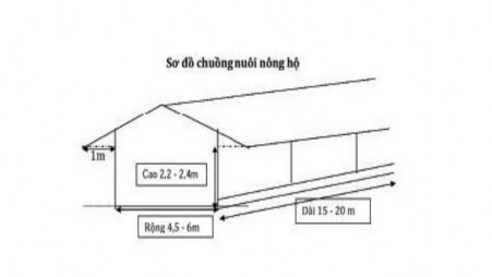 16 Sơ đồ chuồng nuôi gà trong nông hộ Ngoài ra chuồng nuôi cần chuẩn bị kho 1