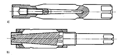 Hình 8 9 Dao doa tăng Điều chỉnh bằng vít hình a Điều chỉnh bằng đai ốc hình 3