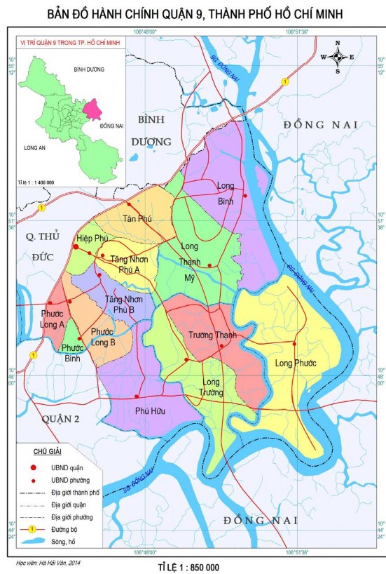 Hình 2 1 Bản đồ hành chính Quận 9 1