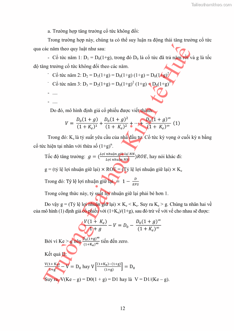 Khóa luận tốt nghiệp tài chính ngân hàng Phân tích cổ phiếu VCB của Ngân hàng TMCP Ngoại Thương Việt Nam - 2 Trang 23