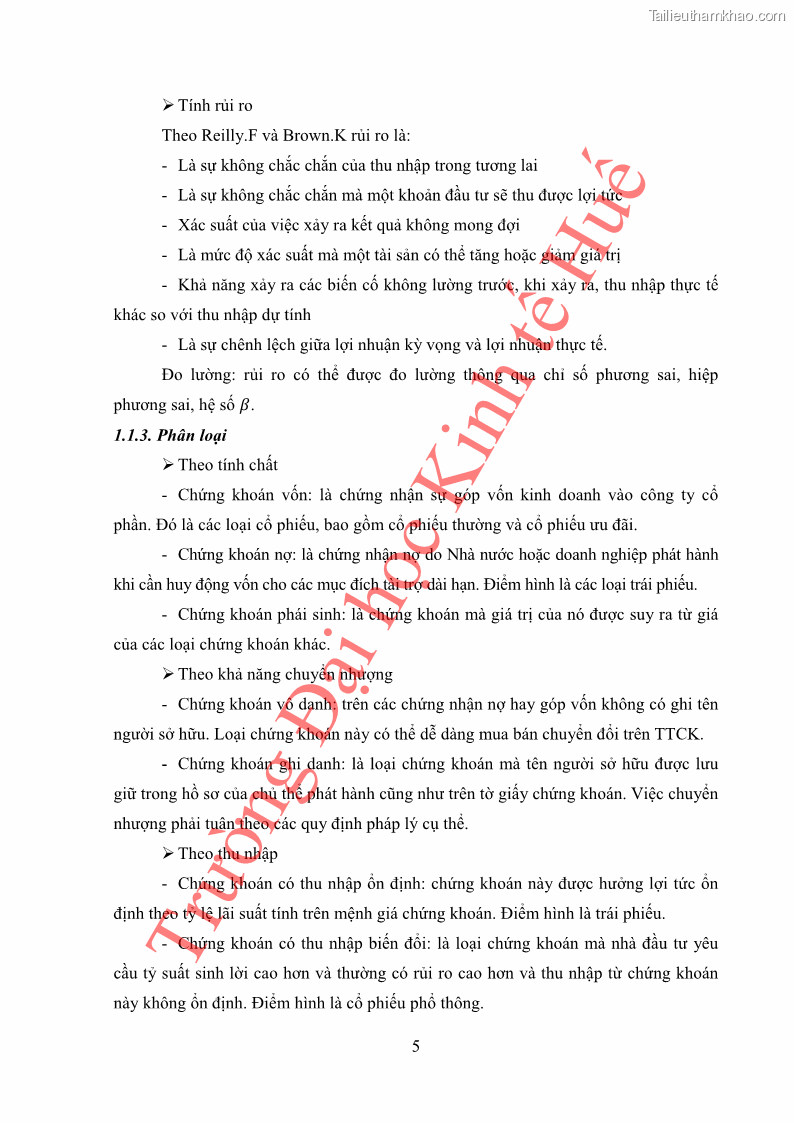 Khóa luận tốt nghiệp tài chính ngân hàng Phân tích cổ phiếu VCB của Ngân hàng TMCP Ngoại Thương Việt Nam - 2 Trang 16