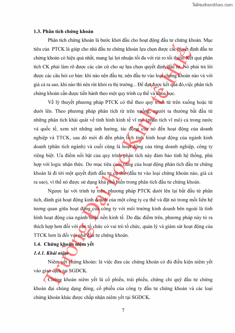 Khóa luận tốt nghiệp tài chính ngân hàng Phân tích cổ phiếu VCB của Ngân hàng TMCP Ngoại Thương Việt Nam - 2 Trang 18