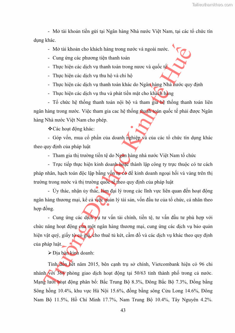 Khóa luận tốt nghiệp tài chính ngân hàng Phân tích cổ phiếu VCB của Ngân hàng TMCP Ngoại Thương Việt Nam - 5 Trang 54