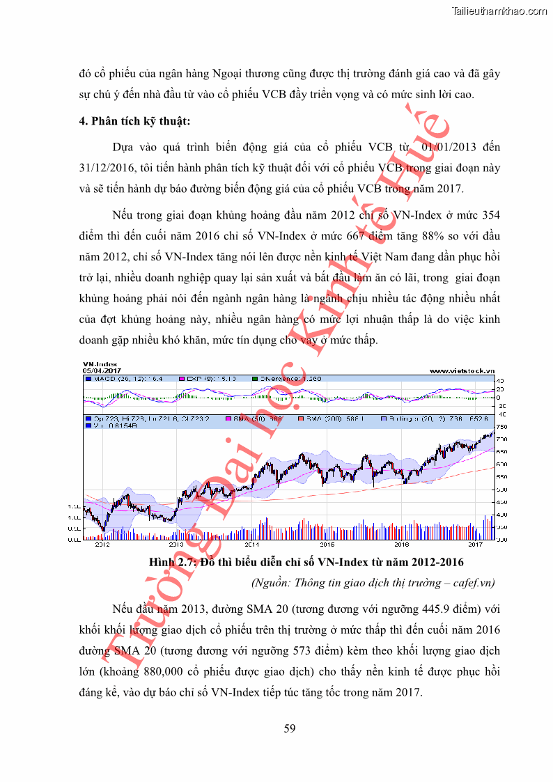 Khóa luận tốt nghiệp tài chính ngân hàng Phân tích cổ phiếu VCB của Ngân hàng TMCP Ngoại Thương Việt Nam - 6 Trang 70