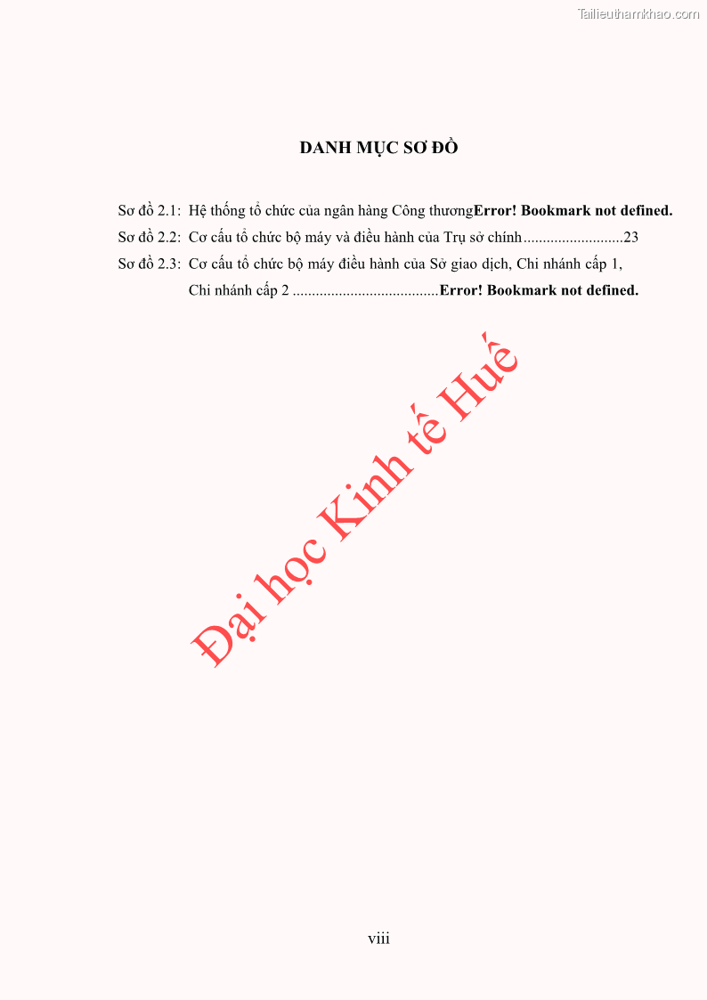 Khóa luận tốt nghiệp Ứng dụng mô hình tái định giá để đo lường rủi ro lãi suất tại Ngân hàng TMCP Công thương Việt Nam - Vietinbank - 1 Trang 8