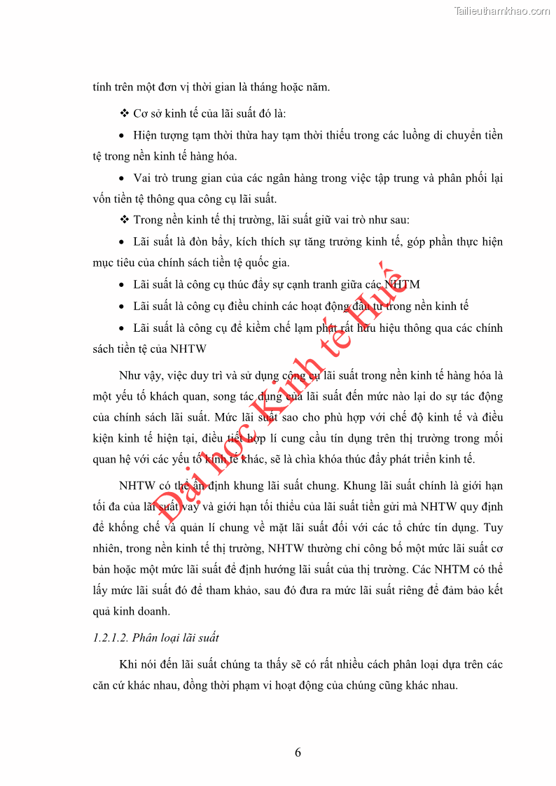 Khóa luận tốt nghiệp Ứng dụng mô hình tái định giá để đo lường rủi ro lãi suất tại Ngân hàng TMCP Công thương Việt Nam - Vietinbank - 2 Trang 16