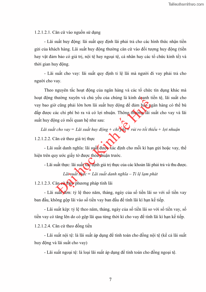 Khóa luận tốt nghiệp Ứng dụng mô hình tái định giá để đo lường rủi ro lãi suất tại Ngân hàng TMCP Công thương Việt Nam - Vietinbank - 2 Trang 17
