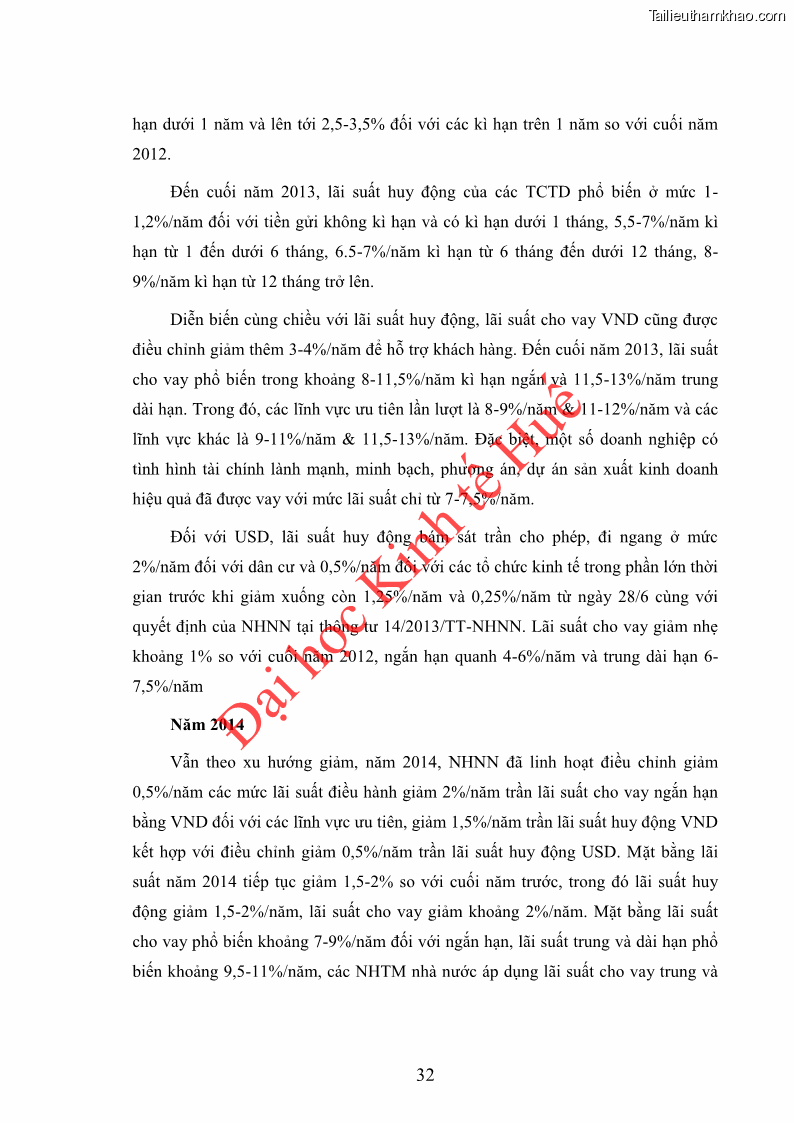 Khóa luận tốt nghiệp Ứng dụng mô hình tái định giá để đo lường rủi ro lãi suất tại Ngân hàng TMCP Công thương Việt Nam - Vietinbank - 4 Trang 42