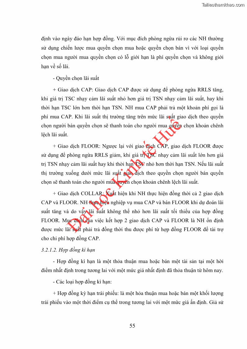 Khóa luận tốt nghiệp Ứng dụng mô hình tái định giá để đo lường rủi ro lãi suất tại Ngân hàng TMCP Công thương Việt Nam - Vietinbank - 6 Trang 65
