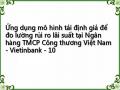 Ứng dụng mô hình tái định giá để đo lường rủi ro lãi suất tại Ngân hàng TMCP Công thương Việt Nam - Vietinbank - 10