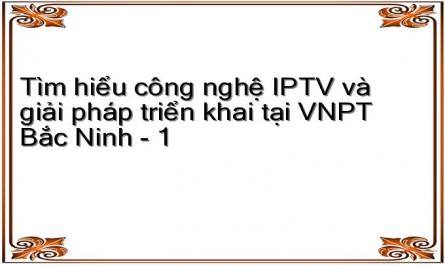 Tìm hiểu công nghệ IPTV và giải pháp triển khai tại VNPT Bắc Ninh - 1