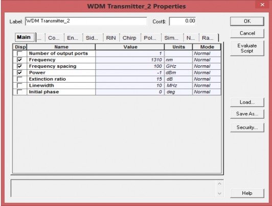 Hình 3 3 Thiết lập các thông số cho đường lên Hình 3 4 Thiết lập các thông 2