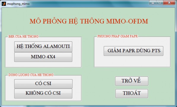 Hình 5 3 Chương trình mô phỏng Chương trình gồm 3 vấn đề Phần 1 Gồm hai vấn 3