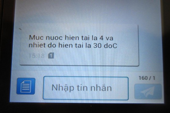 Hình 4 10 Tin nhắn đã được gửi tới điện thoại Ngoài ra hệ thống còn phát 10