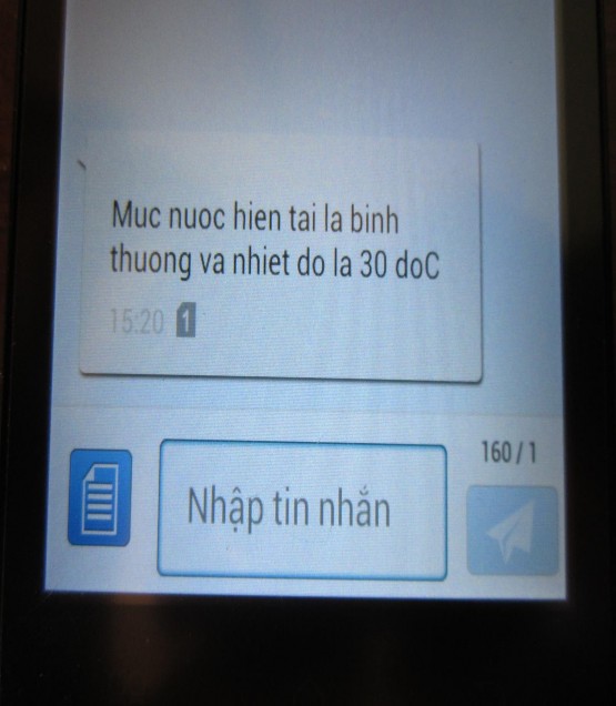 Hình 4 11 Tin nhắn đã được gửi tới điện thoại 11