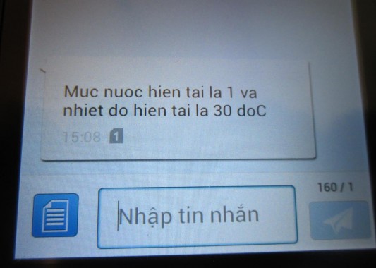 Hình 4 4 Tin nhắn đã được gửi tới điện thoại Hình 4 5 Cảm biến thứ hai 4