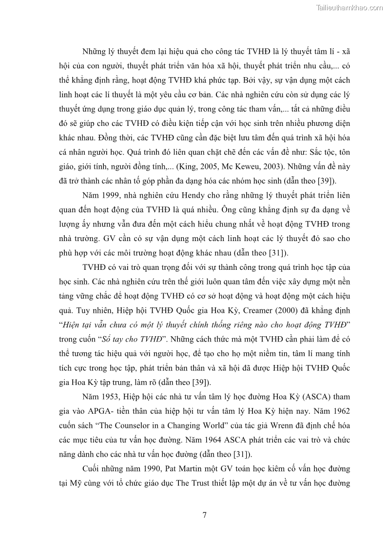 Luận văn thạc sĩ khoa học giáo dục Tổ chức bồi dưỡng kỹ năng tư vấn học đường cho giáo viên trung học phổ thông vùng đặc biệt khó khăn, tỉnh Bắc Kạn - 2 Trang 17