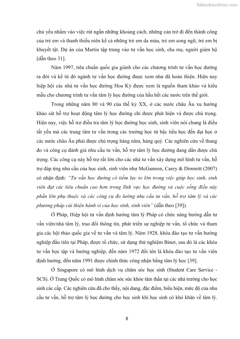 Luận văn thạc sĩ khoa học giáo dục Tổ chức bồi dưỡng kỹ năng tư vấn học đường cho giáo viên trung học phổ thông vùng đặc biệt khó khăn, tỉnh Bắc Kạn - 2 Trang 18