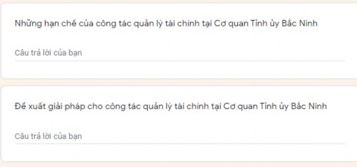 Xử lý kết quả dữ liệu bảng hỏi Nội dung câu hỏi Phân loại Kết quả Giới 4