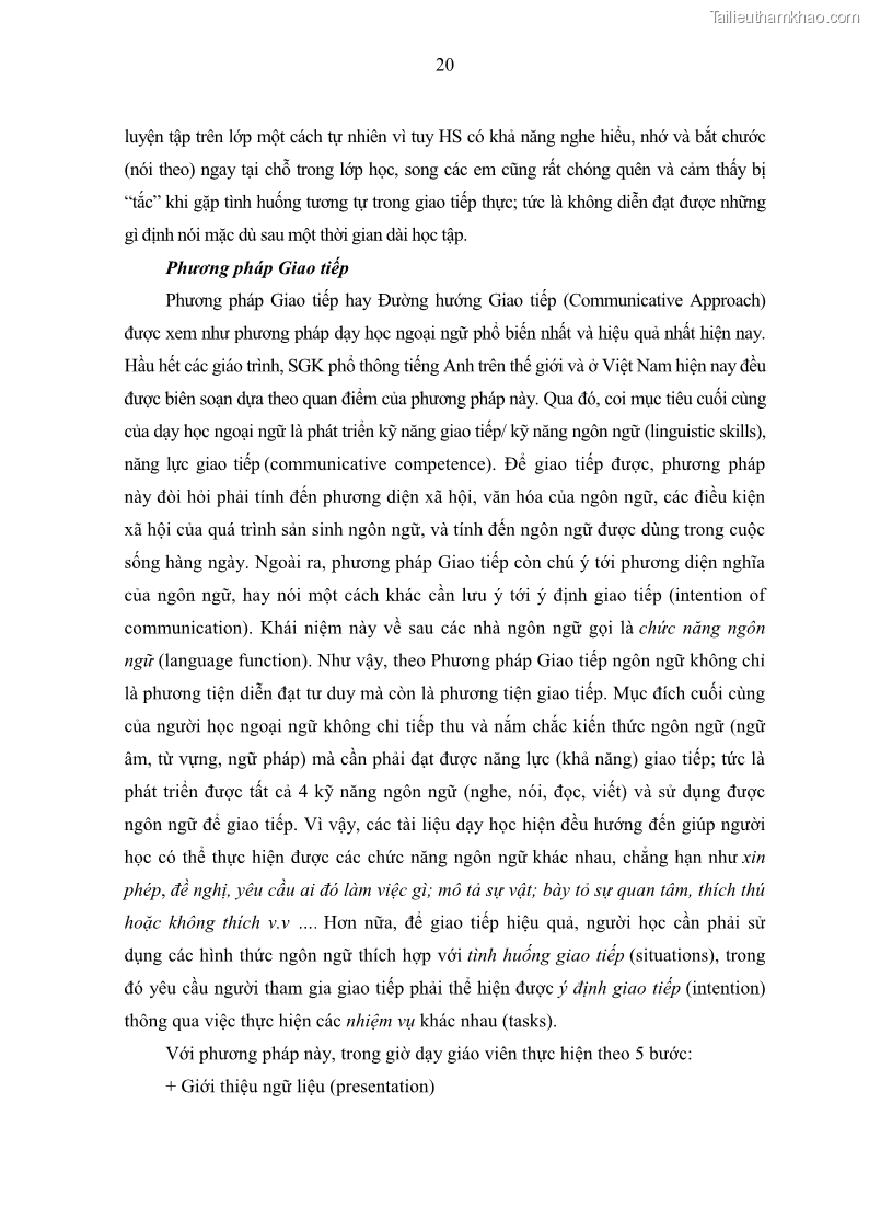 Luận văn thạc sĩ khoa học giáo dục Quản lý hoạt động giảng dạy môn Tiếng Anh ở trường trung học cơ sở huyện Tam Bình, tỉnh Vĩnh Long - 3 Trang 29