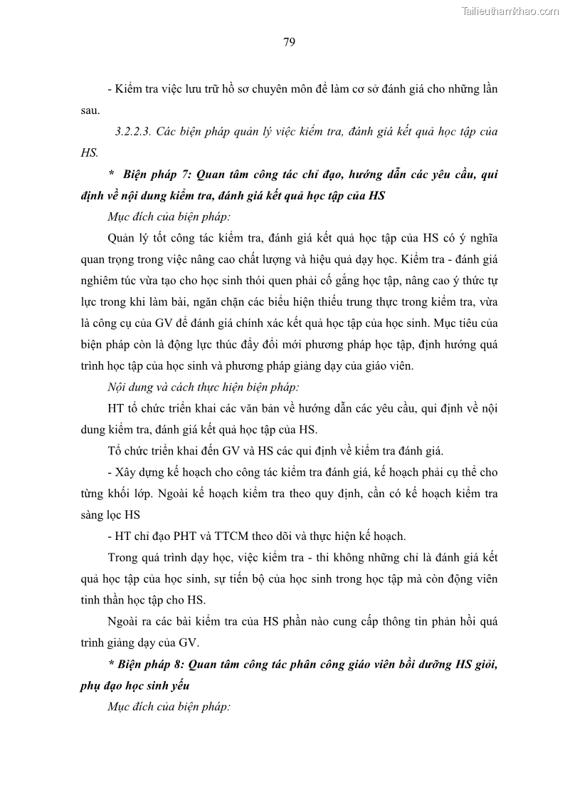Luận văn thạc sĩ khoa học giáo dục Quản lý hoạt động giảng dạy môn Tiếng Anh ở trường trung học cơ sở huyện Tam Bình, tỉnh Vĩnh Long - 8 Trang 88