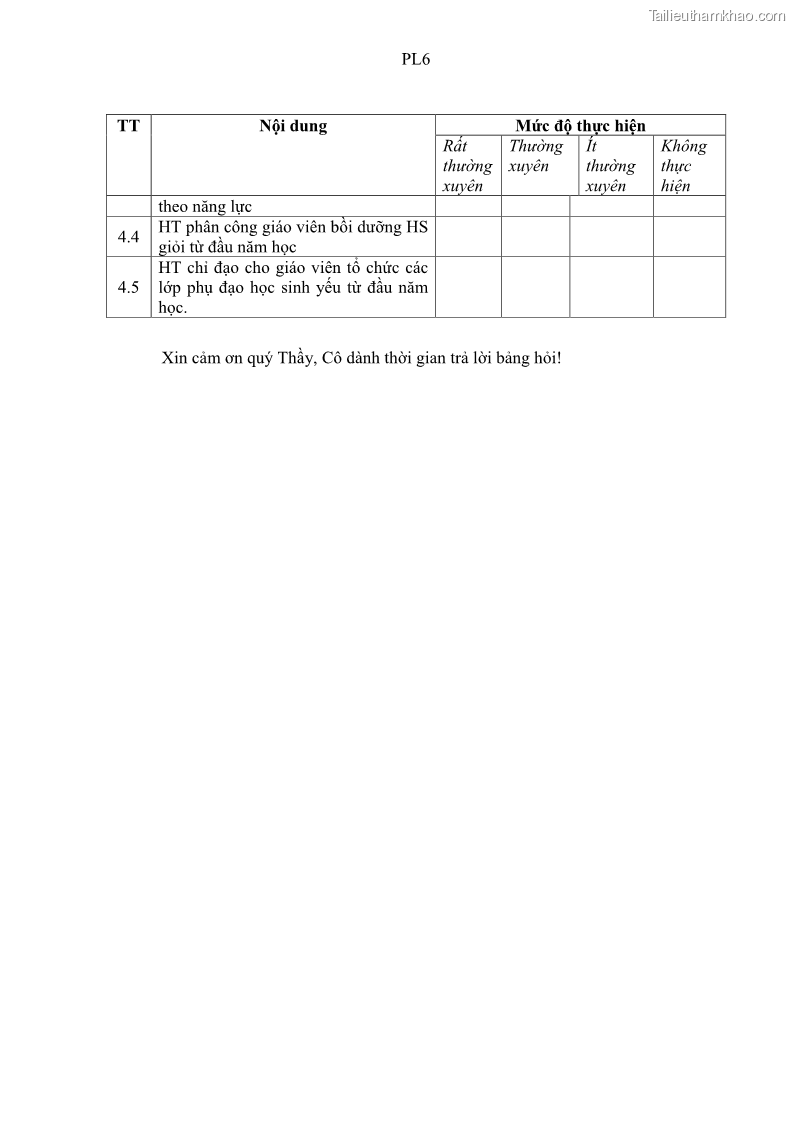 Luận văn thạc sĩ khoa học giáo dục Quản lý hoạt động giảng dạy môn Tiếng Anh ở trường trung học cơ sở huyện Tam Bình, tỉnh Vĩnh Long - 9 Trang 104