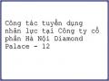 Công tác tuyển dụng nhân lực tại Công ty cổ phần Hà Nội Diamond Palace - 12
