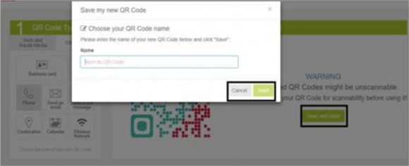 Bước 6 Hệ thống sẽ tự động chuyển qua giao diện quản lý mã QR Code của 4