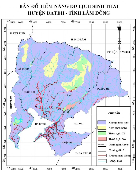 13 5 Phân tích sức tải tại khu du lịch Hồ Đạ Tẻh và Hồ Đạ Hàm bằng công 2