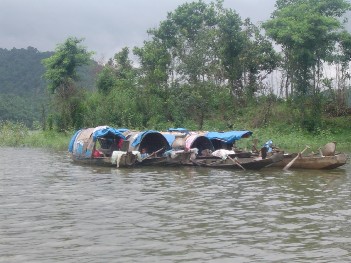 Hình 3 Người dân khai thác tre nứa lồô và đang đợi mang về Hình 4 Một số 8