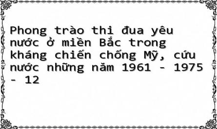 Chủ Trương Của Đảng, Nhà Nước Về Đẩy Mạnh Phong Trào Thi Đua Yêu Nước