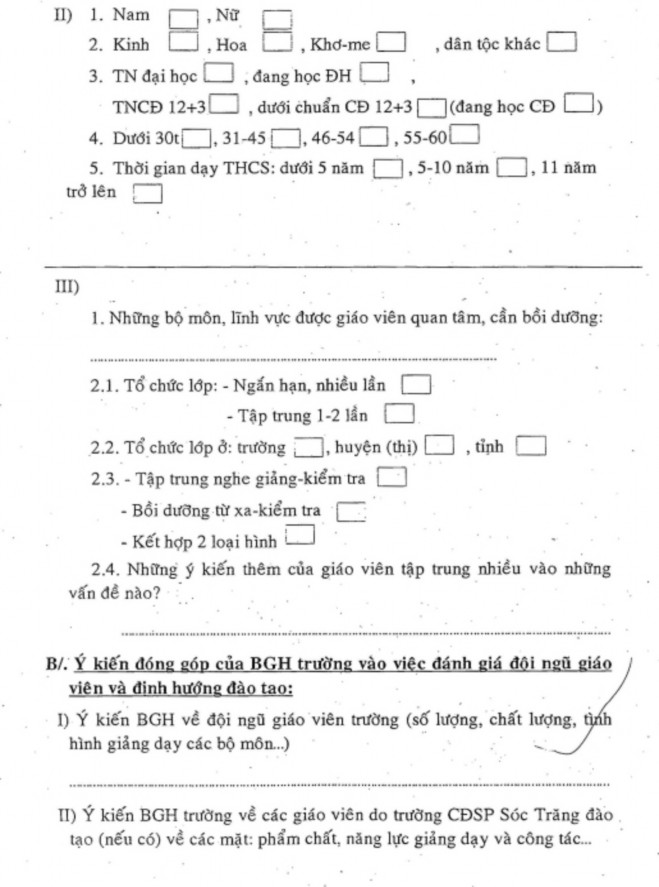 Thực trạng đội ngũ giáo viên trung học cơ sở tỉnh Sóc Trăng hiện nay và định hướng kế hoạch đào tạo, bồi dưỡng đội ngũ này đến năm 2010 - 11 3