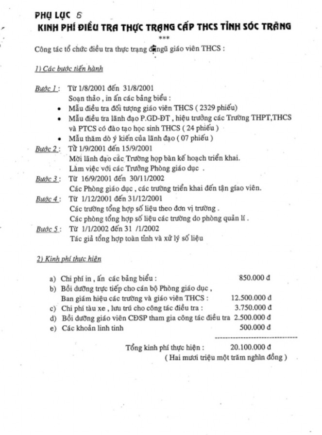 Thực trạng đội ngũ giáo viên trung học cơ sở tỉnh Sóc Trăng hiện nay và định hướng kế hoạch đào tạo, bồi dưỡng đội ngũ này đến năm 2010 - 12 3
