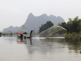 Đánh cá trên sông Thu hoạch lúa Bắt cua Đánh dậm Đi lấy củi Riu tôm tép Phụ 3