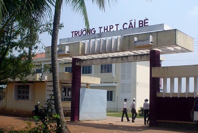 Trường THPT Cái Bè Nguồn Ảnh chụp thực tế tại trường THPT Cái Bè huyện Cái 6
