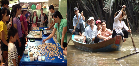 Hình 5 Làng nghề thủ công Hình 6 Hoạt động chèo thuyền trên sông B Ả N Đ Ồ 2