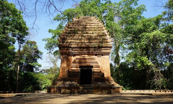 Di tích kiến trúc Tháp Chăm Yang Prong Nguồn Bảo tàng Đắk Lắk Hồ Lắk Nguồn 3