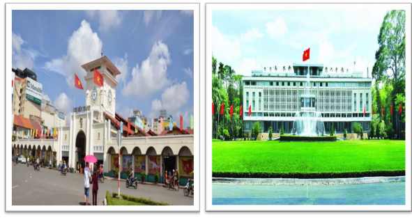 Chợ Bến Thành Dinh Thống Nhất Công viên nước Đầm Sen Lễ hội Nghinh Ông Một 1