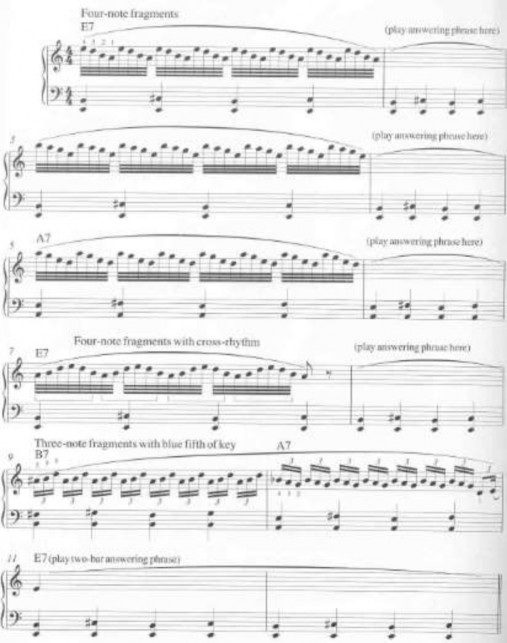 Số hình ảnh minh họa 98 Phụ lục 1 Một số bài tập thực hành nhạc Blues 1 1 2