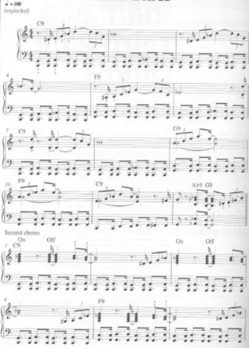 Hình ảnh minh họa 98 Phụ lục 1 Một số bài tập thực hành nhạc Blues 1 1 1 2 5