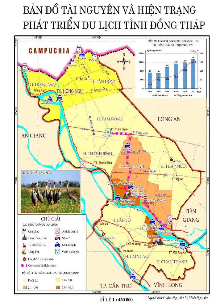 56 2 2 Một số điểm du lịch sinh thái điển hình của tỉnh Đồng Tháp 2 2 1 1