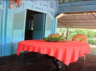 Dịch vụ ẩm thực trong nhà cổ Sân vườn nhà sàn cổ kinh doanh Homestay 12