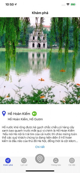  Ở giao diện khám phá người dùng được cung cấp thông tin tổng quan về 11