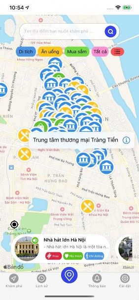  Người dùng có thể biết chính xác được các địa danh trên bản đồ và có 17