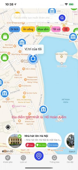  Khi người dùng đến gần địa danh thì sẽ phát một file âm thanh giới thiệu 3