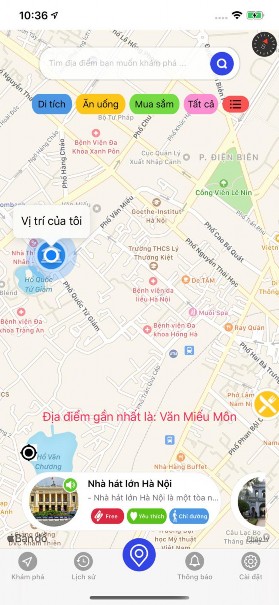 3 2 3 Kết quả thử nghiệm lưu lại lịch sử khi người dùng đặt chân đến 5