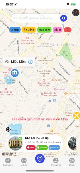 3 2 3 Kết quả thử nghiệm lưu lại lịch sử khi người dùng đặt chân đến 6