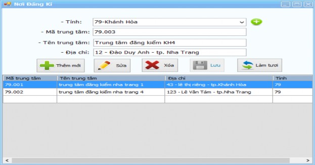 Hình 4 14 Mô hình cập nhật trung tâm đăng kí  Giao diện Quản lý người dùng 2