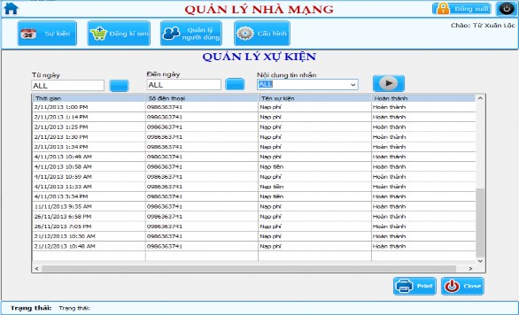 Hình 4 30 Giao diện quản lý xụ kiện của tổng đài KẾT LUẬN Sự phát triển 3
