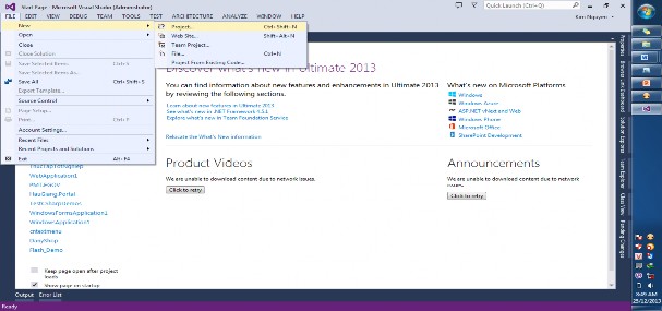 Hình 2 2 Tạo new project Hình 2 3 Tạo project Visual C Windows Console Application Hình 2 4 5